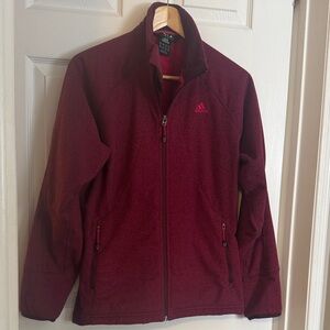 Adidas woman’s Deep Red Performance Jacket